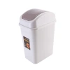 Small flap trash can, creative household plastic trash can, simple toilet, living room crevice trash can, office Item Picture